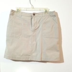 Christopher Banks Ladies Size 12 Khaki Skorts